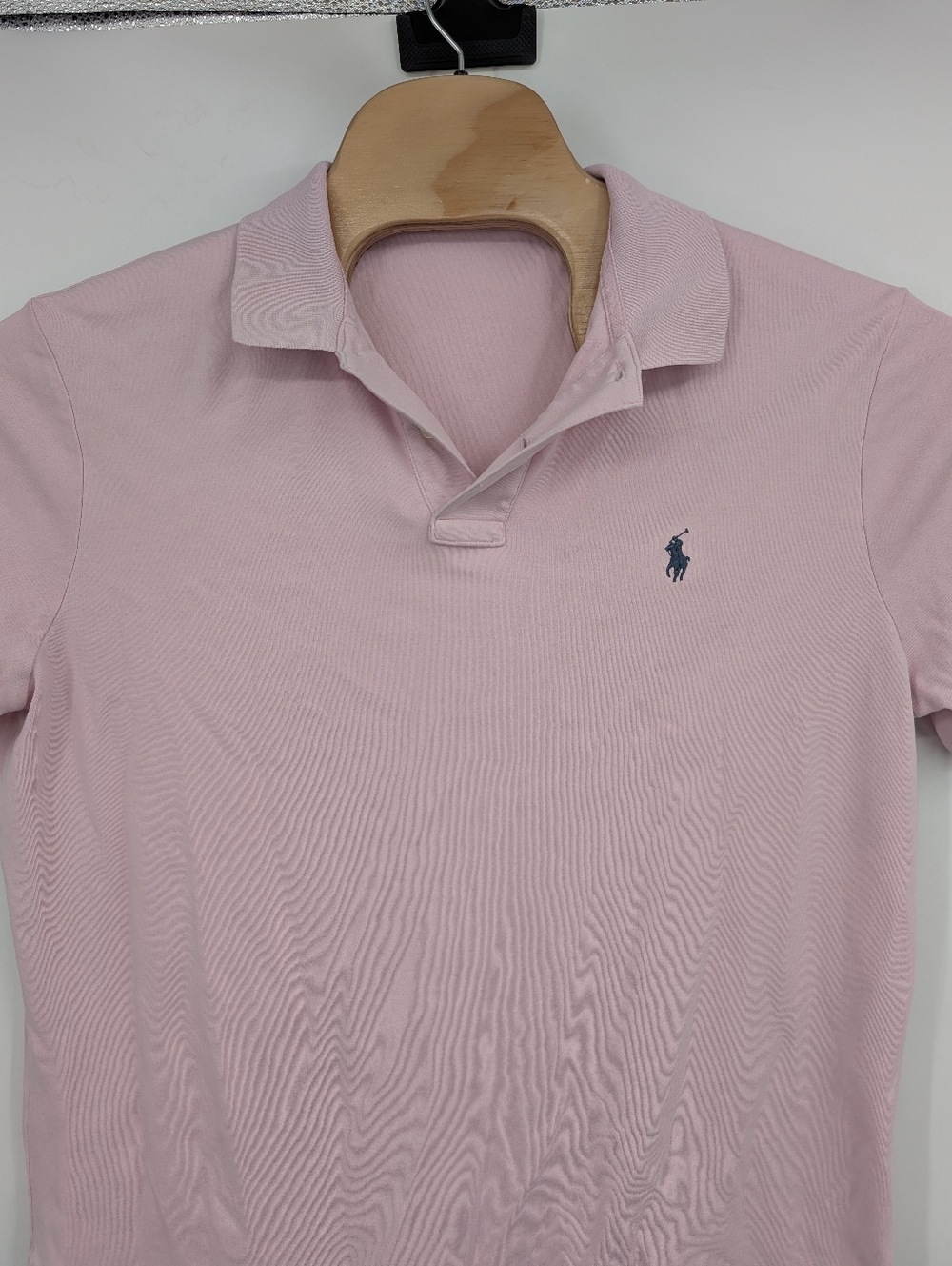 Polo Ralph Lauren Shirt Mens Large Pink Short Sleeve Classic Droptail Polo